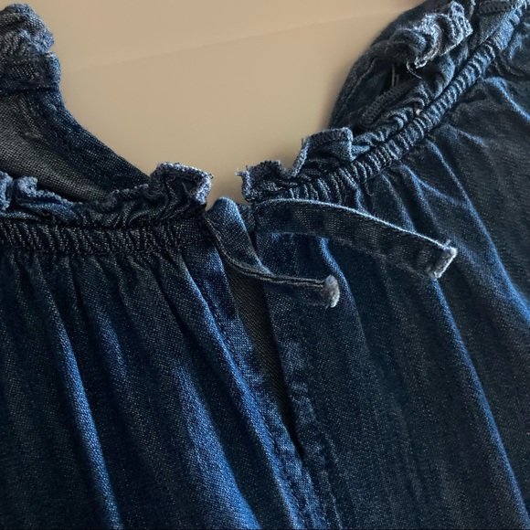 🌸3/$30🌸 GAP Denim Girls’ Country-Style Long Sleeve Dress 👗 - Picture 2 of 6